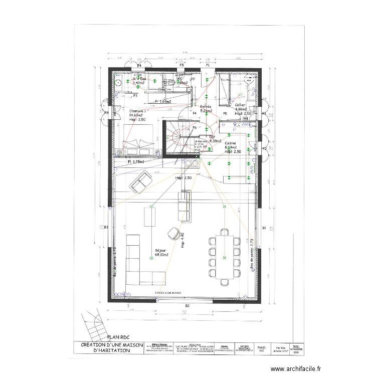 Griv RDC. Plan de 0 pièce et 0 m2