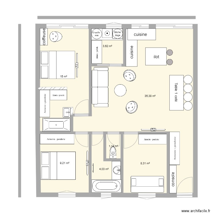 saintt malo RP. Plan de 0 pièce et 0 m2