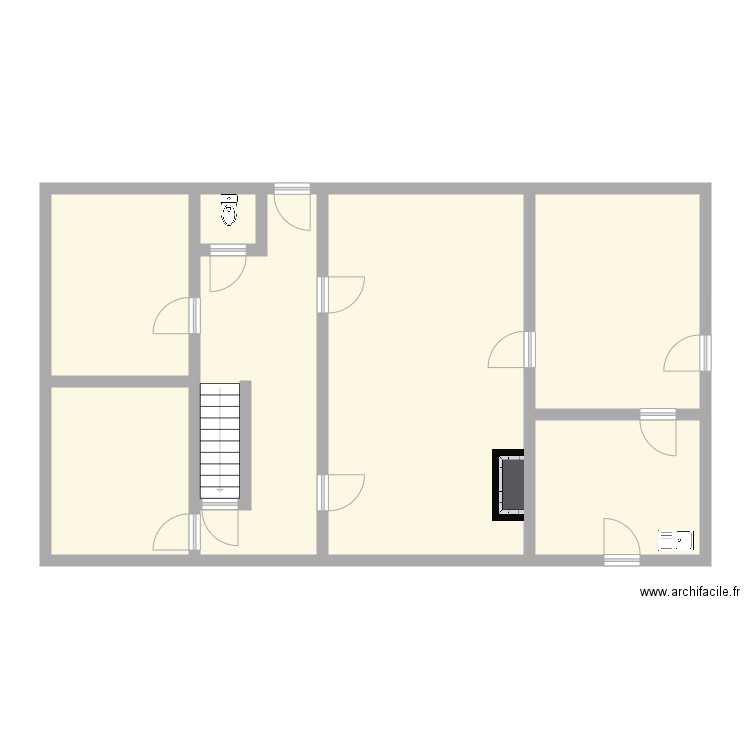 forchies rez 1. Plan de 0 pièce et 0 m2