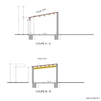 PLANS DE COUPE pergola 1