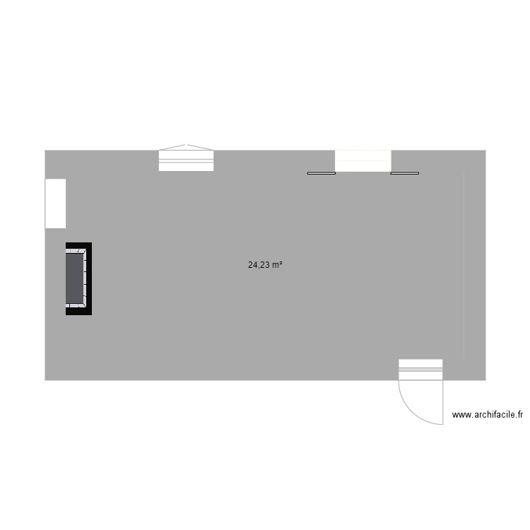 salon. Plan de 0 pièce et 0 m2