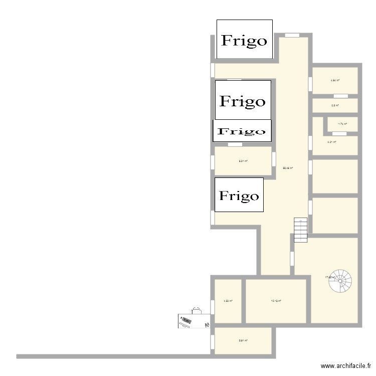 Intermarché. Plan de 0 pièce et 0 m2