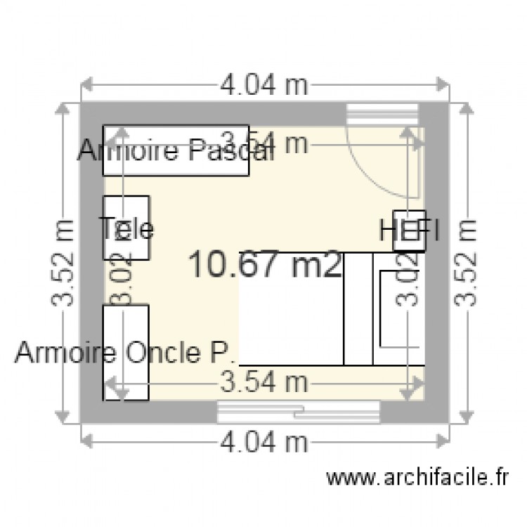 pascal. Plan de 0 pièce et 0 m2