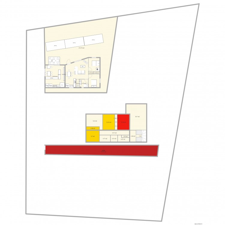 projet boulangerie. Plan de 0 pièce et 0 m2