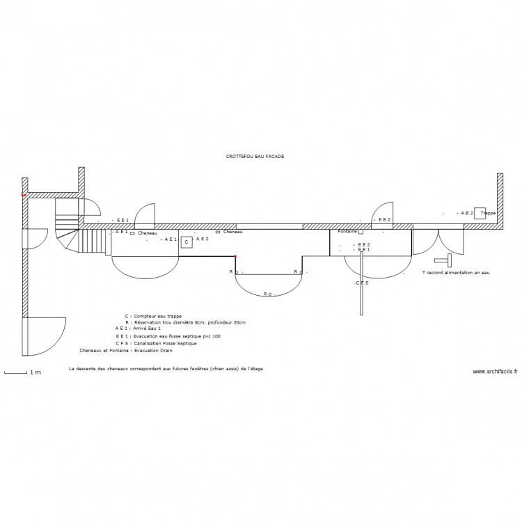 eau-exterieur-facade. Plan de 0 pièce et 0 m2