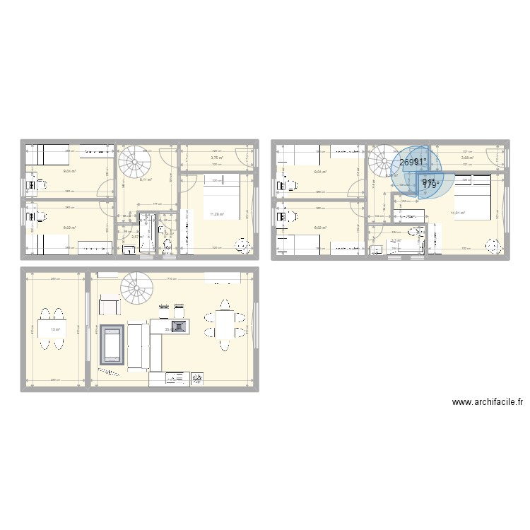 Le lotissement 5 m. Plan de 0 pièce et 0 m2