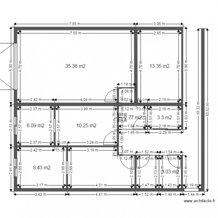 vestiaire complexe . Plan de 0 pièce et 0 m2