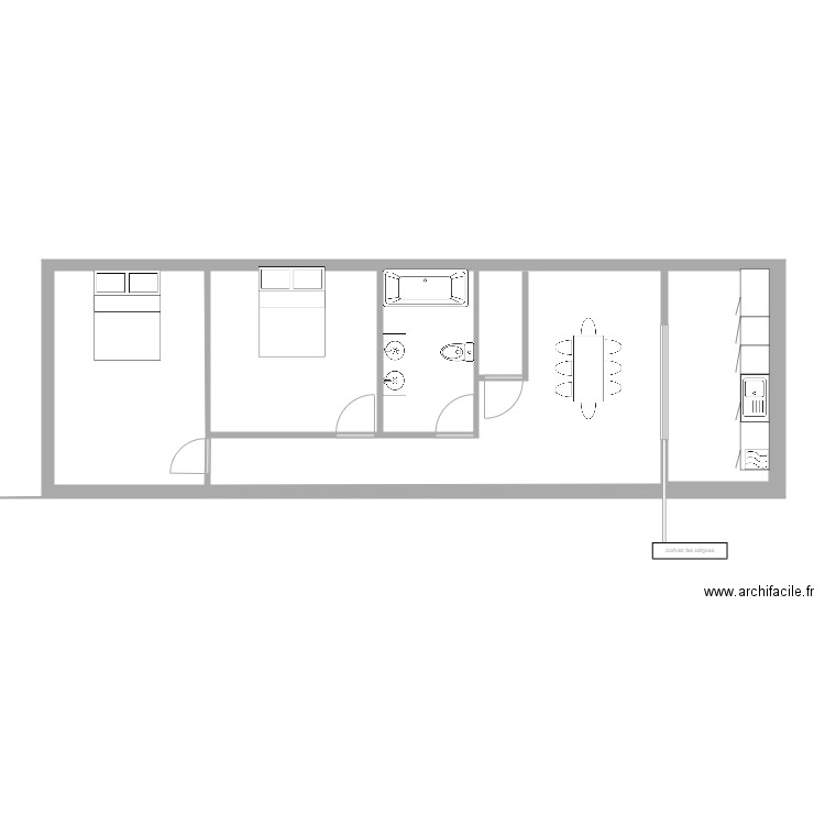 LLUIS TELDAIR BLANC. Plan de 0 pièce et 0 m2