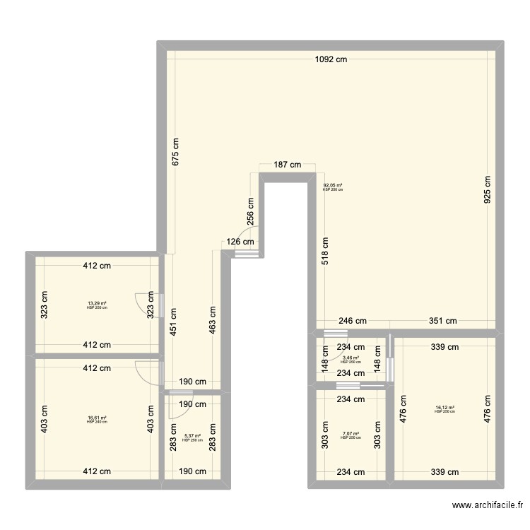 Bodenweg 4, Sitz. Plan de 7 pièces et 154 m2