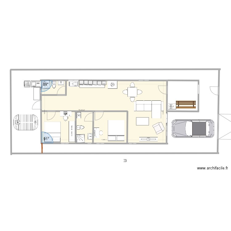 PLAN A. Plan de 0 pièce et 0 m2