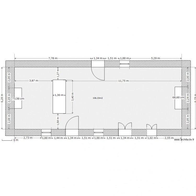 Plancher. Plan de 0 pièce et 0 m2