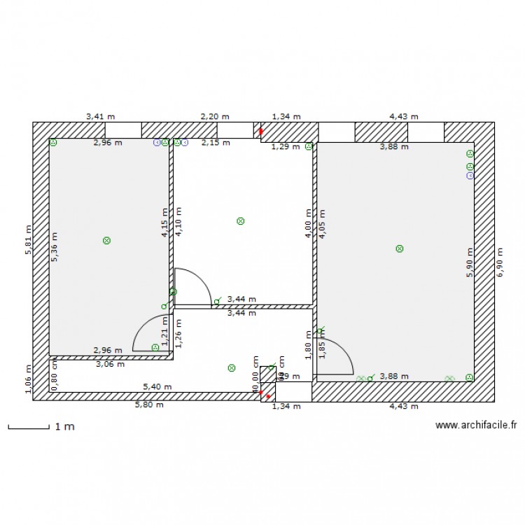 chambre d'amis chambres filles 2014. Plan de 0 pièce et 0 m2