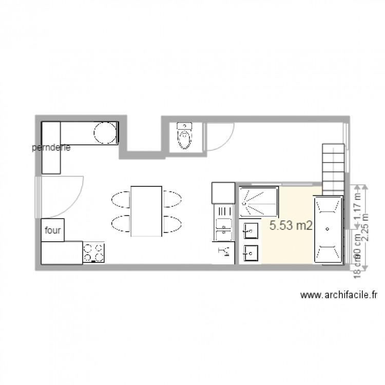 piece rdc 3. Plan de 0 pièce et 0 m2