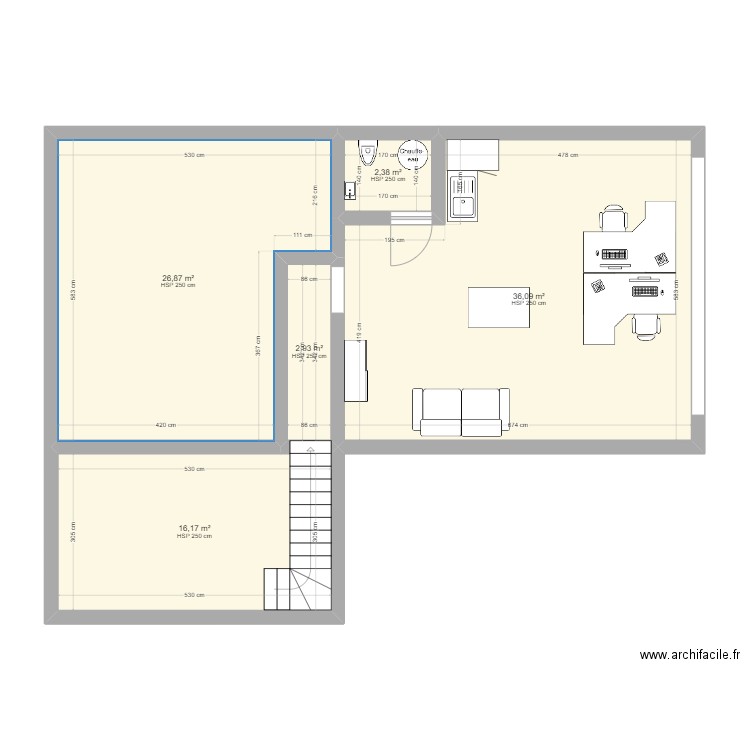 BUREAUX. Plan de 0 pièce et 0 m2