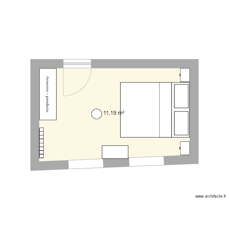 chambre. Plan de 0 pièce et 0 m2