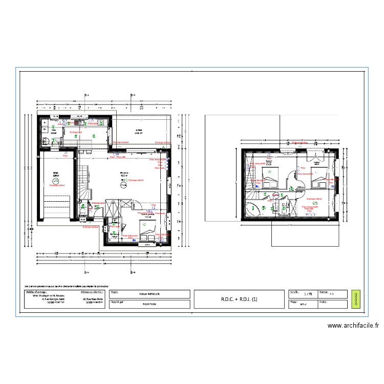 maison. Plan de 0 pièce et 0 m2