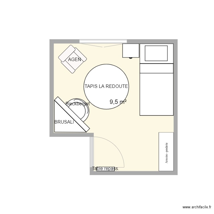 Bureau 3. Plan de 0 pièce et 0 m2