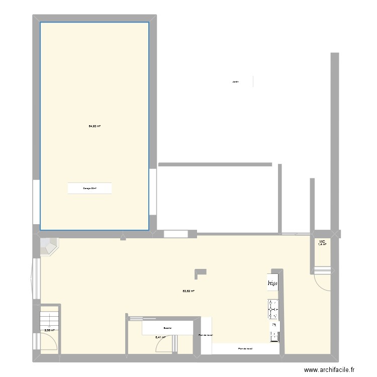 Rdc Projet P2. Plan de 0 pièce et 0 m2