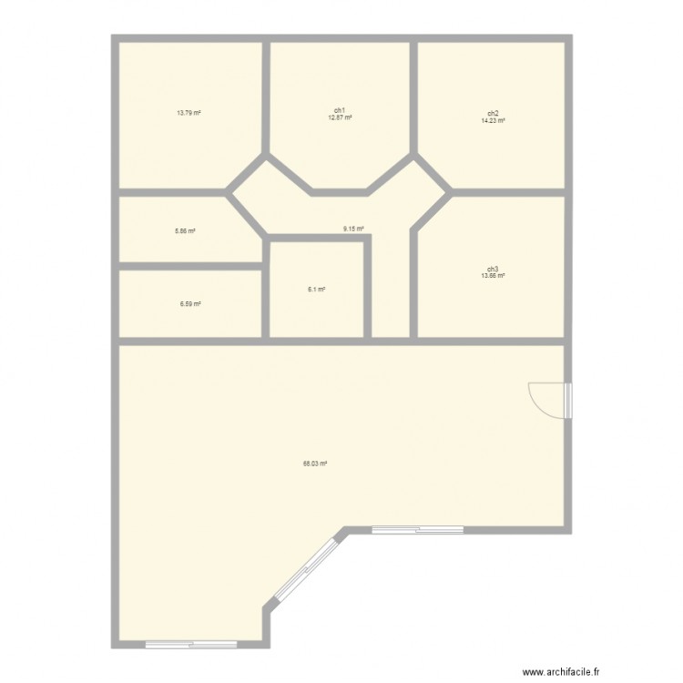 12x12 definitif. Plan de 0 pièce et 0 m2