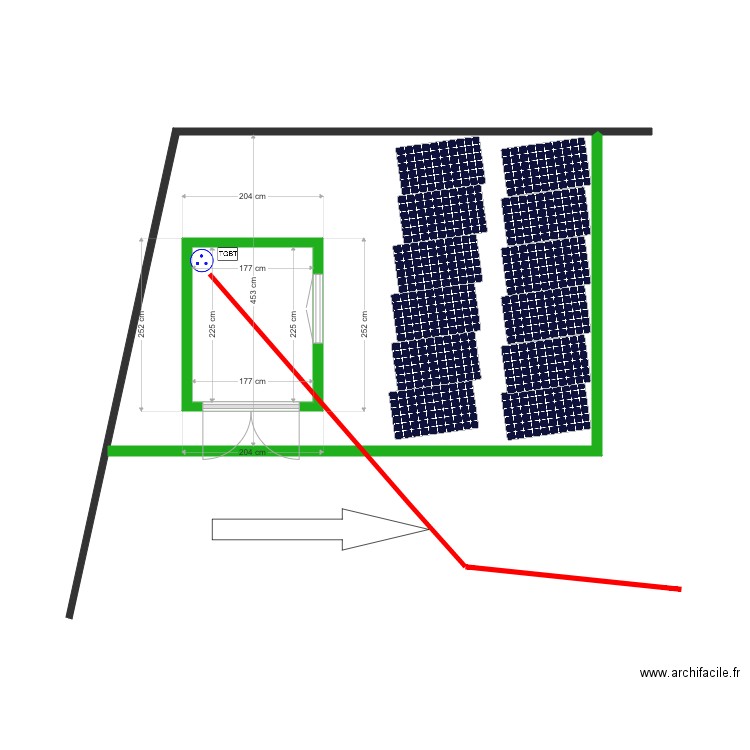 electricité. Plan de 0 pièce et 0 m2