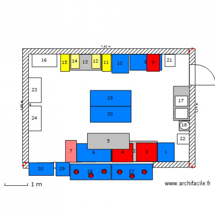 plan cuisine ccb 2.3. Plan de 0 pièce et 0 m2