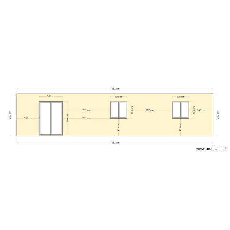 facade-arriere-F4. Plan de 0 pièce et 0 m2