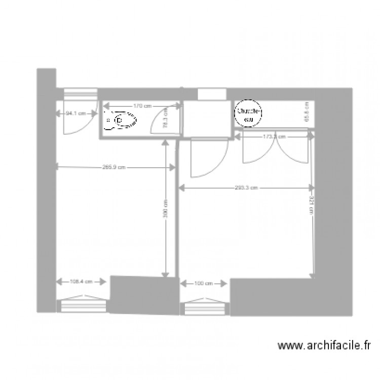 chambre ap 10 bis. Plan de 0 pièce et 0 m2