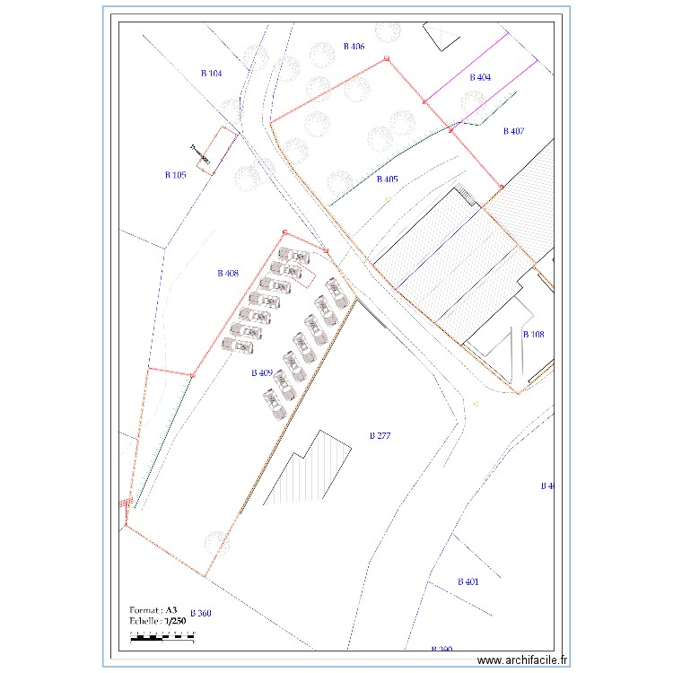 Loubet - parking. Plan de 0 pièce et 0 m2