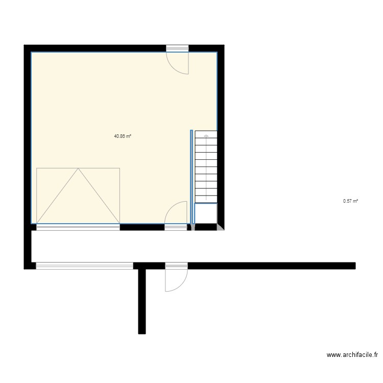 Garage version1. Plan de 0 pièce et 0 m2