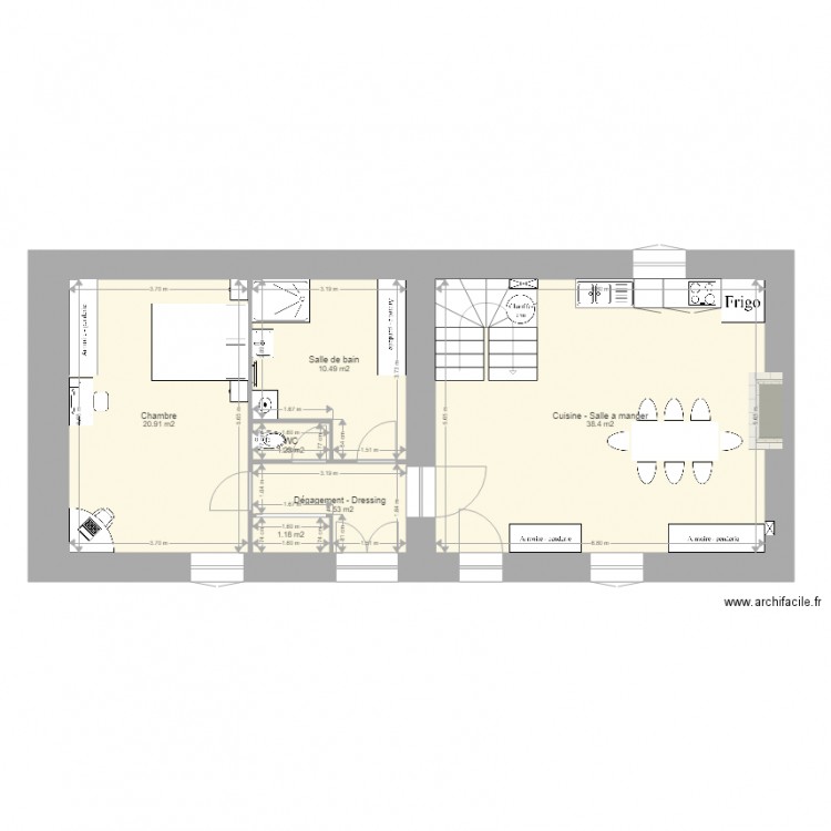 Vieux-Chatel_RdC projet. Plan de 0 pièce et 0 m2