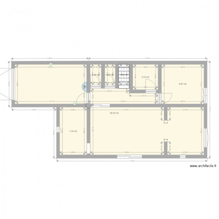 rdc maison. Plan de 0 pièce et 0 m2