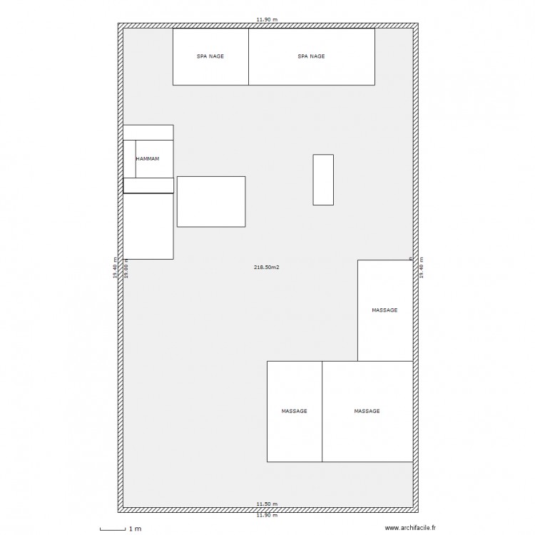 spa collec. Plan de 0 pièce et 0 m2