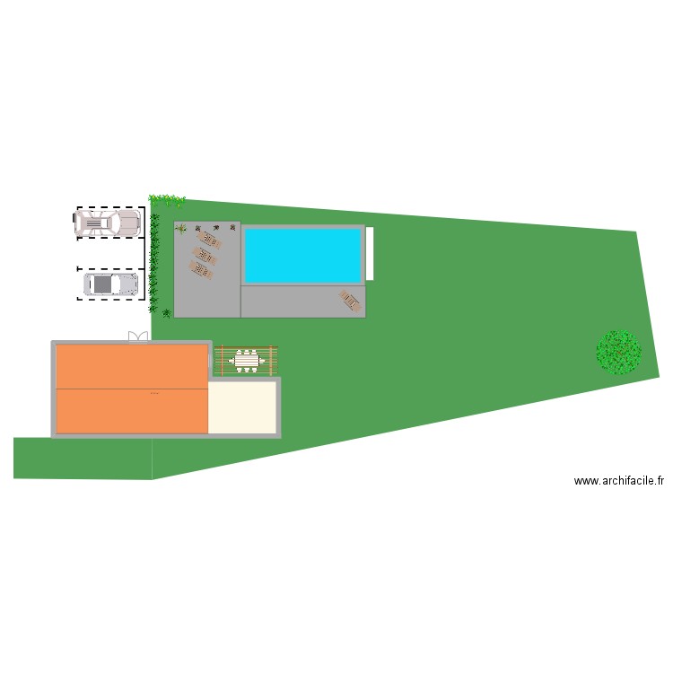 Plan PIscine. Plan de 0 pièce et 0 m2