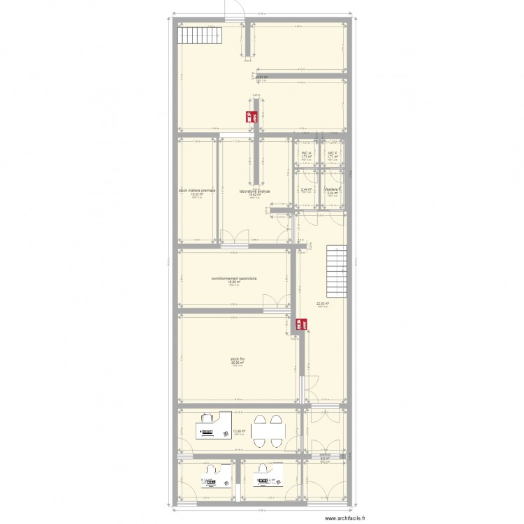 Unité. Plan de 0 pièce et 0 m2