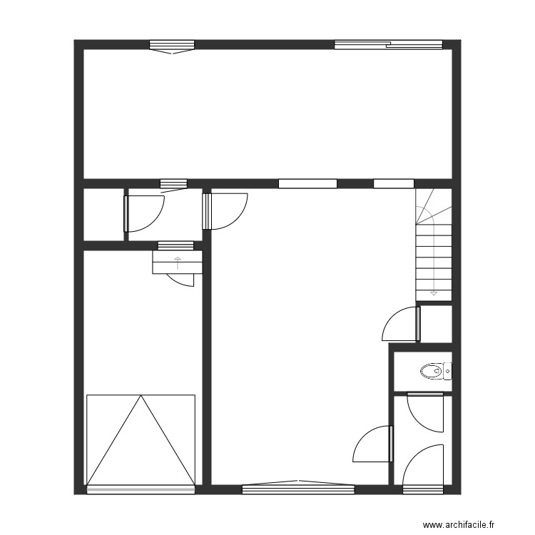 Dion Valmont. Plan de 13 pièces et 144 m2