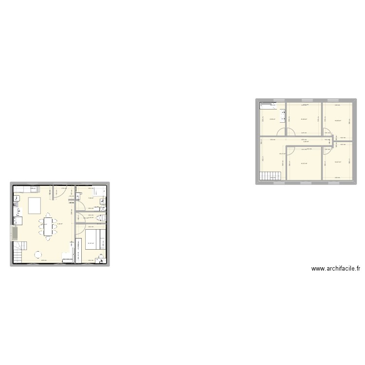 RDC Merlines. Plan de 12 pièces et 288 m2