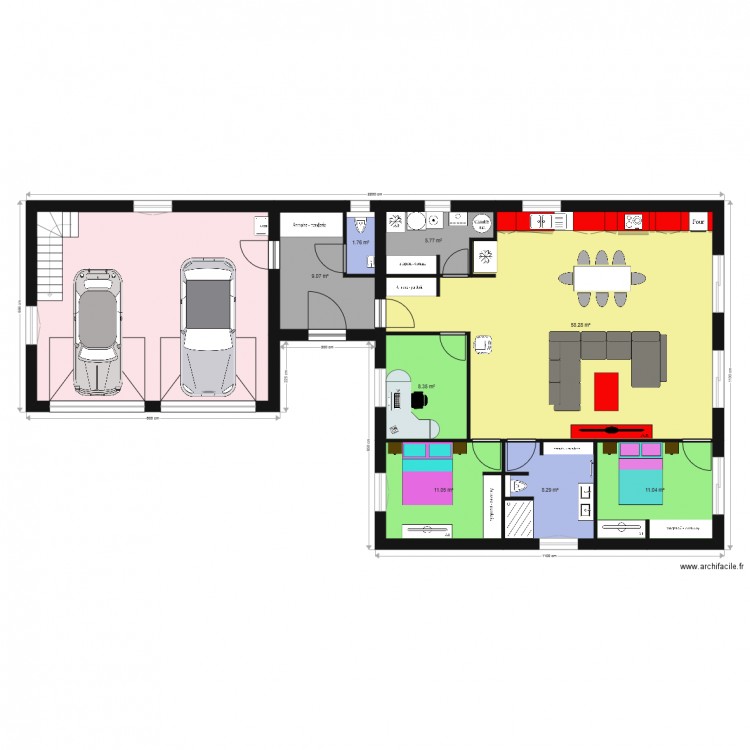 PROJET RIEUX. Plan de 0 pièce et 0 m2