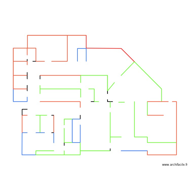 Cuisine centrale. Plan de 0 pièce et 0 m2