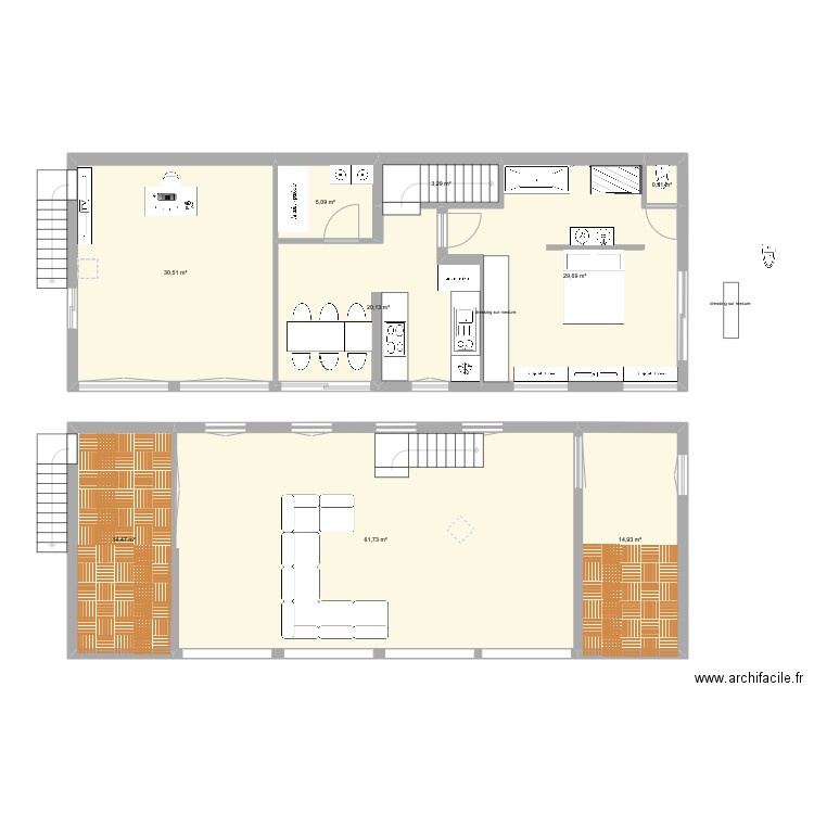 PLAN BURES SUR YVETTE v2024 v8. Plan de 9 pièces et 181 m2