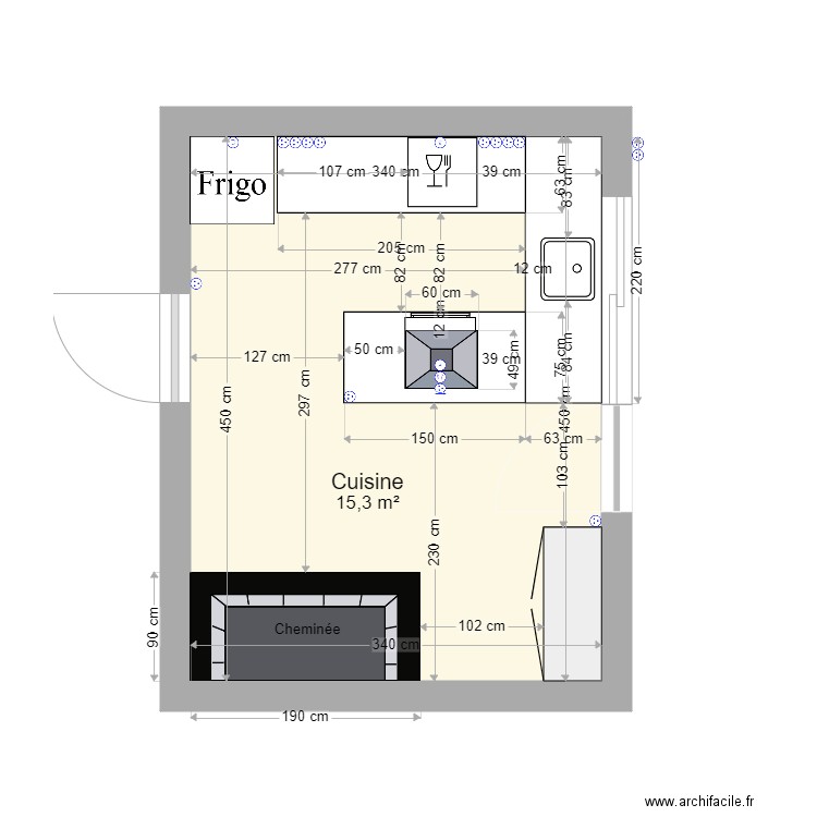 cuisine01. Plan de 0 pièce et 0 m2