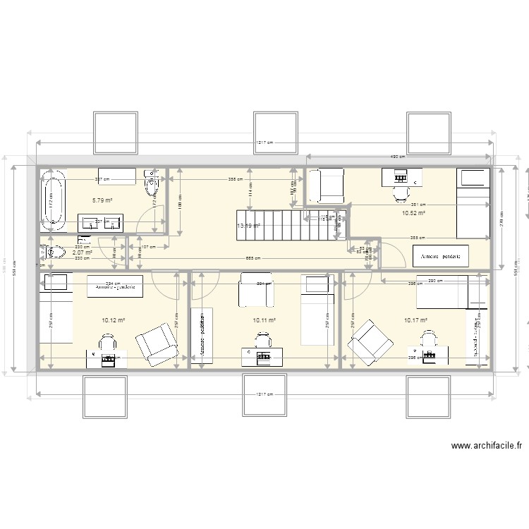 combles maison v2ter. Plan de 0 pièce et 0 m2