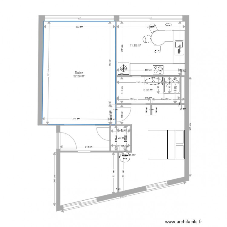 appart sylvain 3bis. Plan de 0 pièce et 0 m2