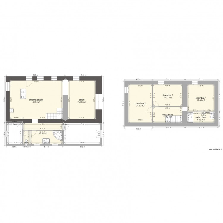 rez de chausser. Plan de 0 pièce et 0 m2