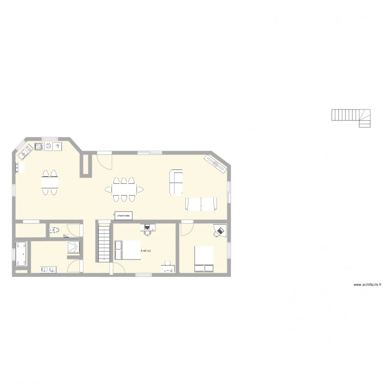 maison Roncey 2. Plan de 0 pièce et 0 m2