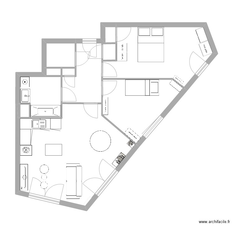 Ecoverde Cuisine Meuble Angle 2. Plan de 0 pièce et 0 m2