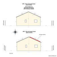 DP4 - Plan de façade Ouest Onesse