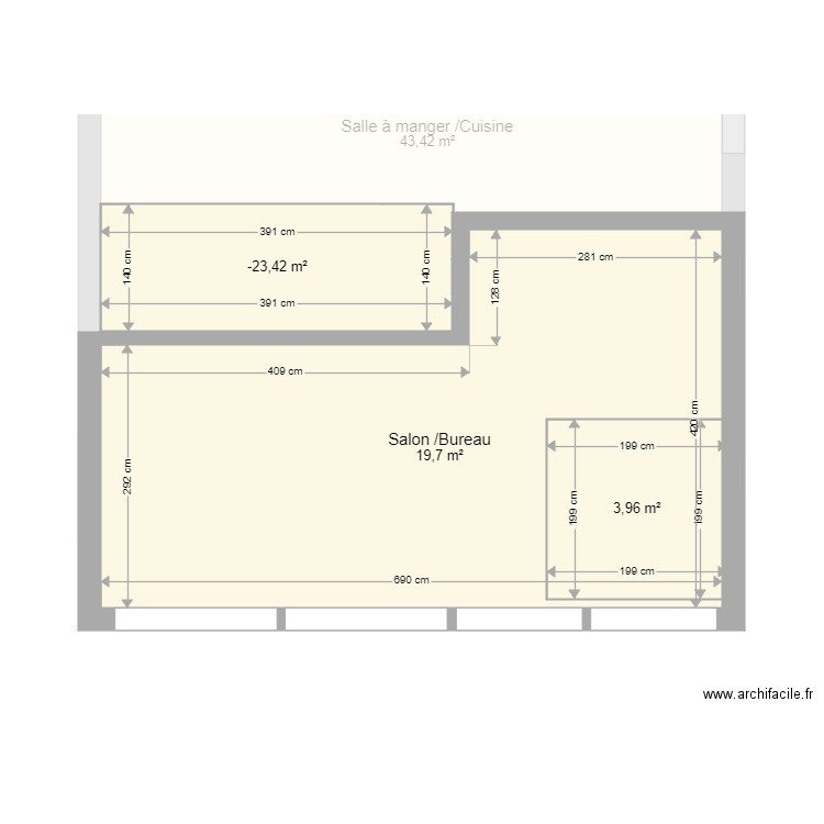 Maison Sud. Plan de 0 pièce et 0 m2