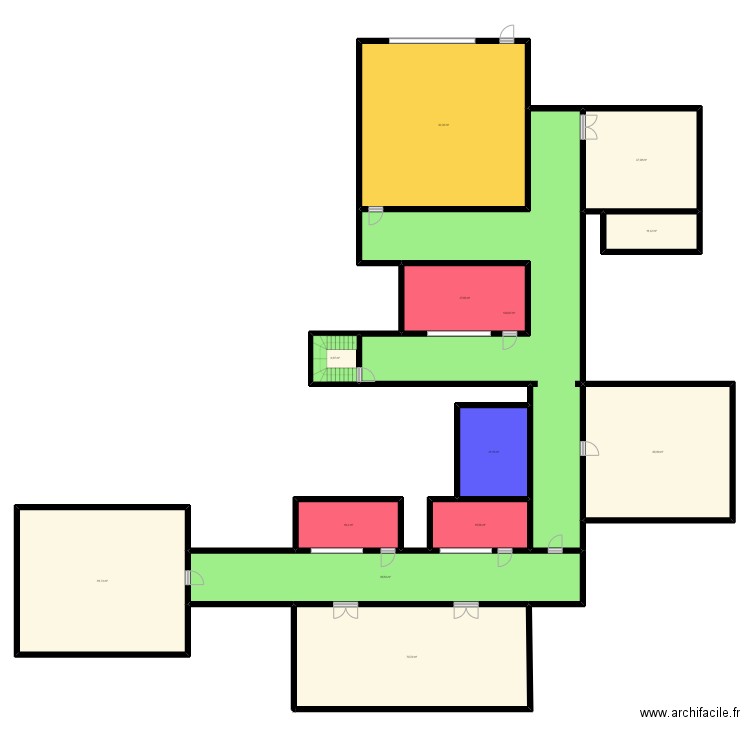 eze. Plan de 13 pièces et 653 m2