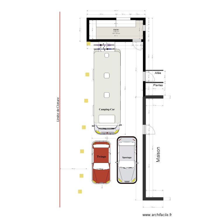 Carport Phil 5. Plan de 0 pièce et 0 m2