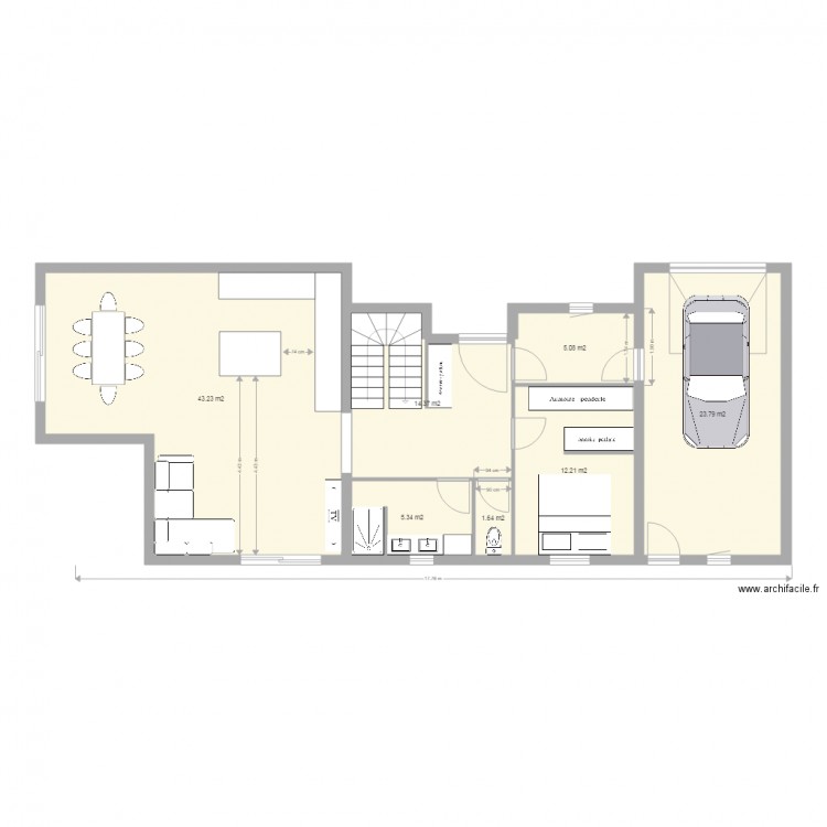 Plan maison 1. Plan de 0 pièce et 0 m2